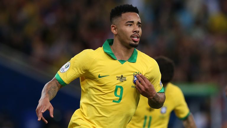 Gabriel Jesus Handed Two Month Brazil Ban After Copa America Sending Off Football News Sky Sports