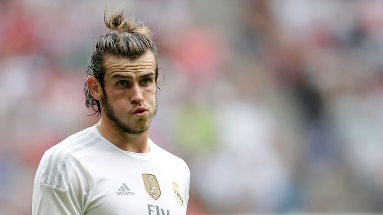 Gareth Bale pictured in action for Real Madrid