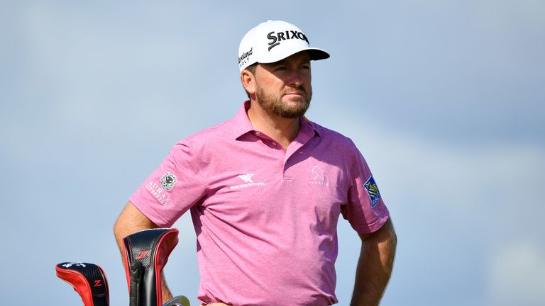 Graeme McDowell during the third round of The Open