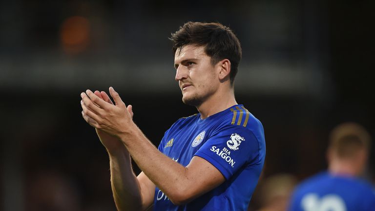 Harry Maguire started and scored for Leicester in their win over Cambridge