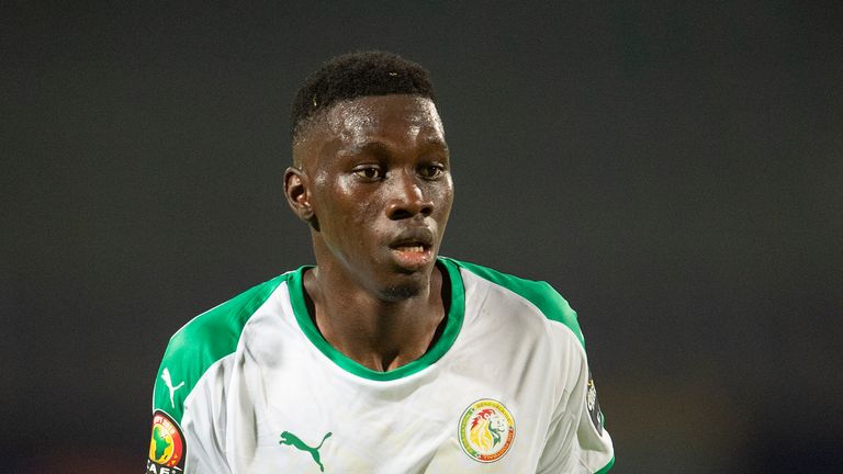 CAIRO, EGYPT - JUNE 23: ISMAILA SARR of Senegal during the 2019 Africa Cup of Nations Group C match between Senegal and Tanzania at 30th June Stadium on June 23, 2019 in Cairo, Egypt. (Photo by Visionhaus)