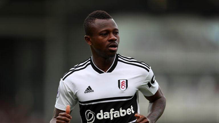 Jean Michael Seri in action for Fulham