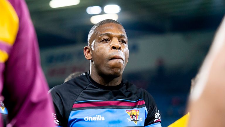 Jermaine McGillvary got the winning try for Huddersfield against Hull KR