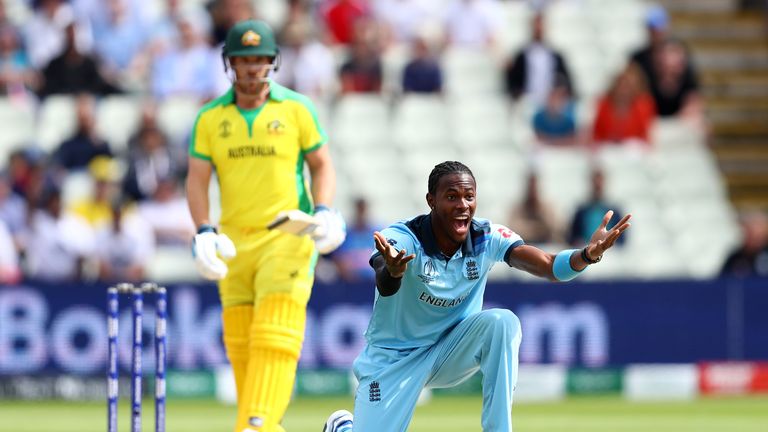 Jofra Archer, England, Cricket World Cup semi-final vs Australia at Edgbaston