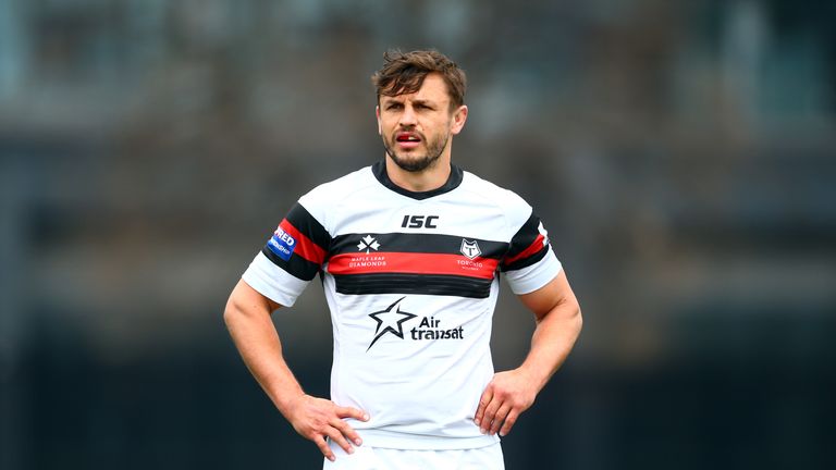 Picture by Vaughn Ridley/SWpix.com - 04/05/2019 - Rugby League - Betfred Championship - Toronto Wolfpack v Bradford Bulls - Lamport Stadium, Toronto, Canada - Jon Wilkin of Toronto Wolfpack.