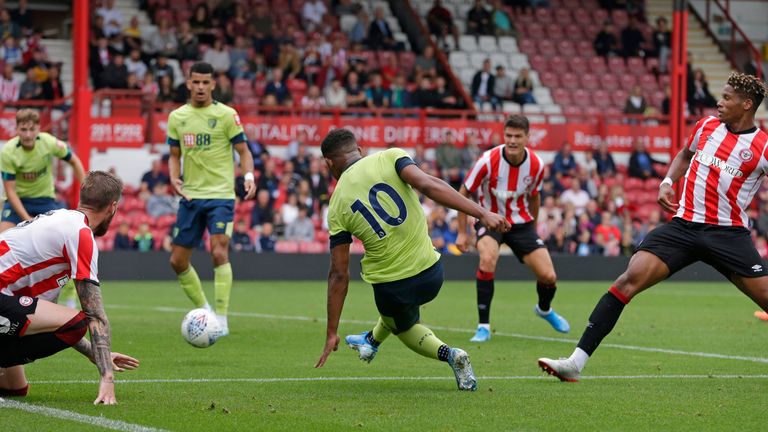 Jordan Ibe notched from close-range at Griffin Park