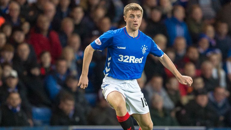 Rangers midfielder Jordan Rossiter 