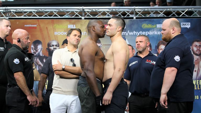 Dillian Whyte dismissed talk of a second fight with Joseph Parker