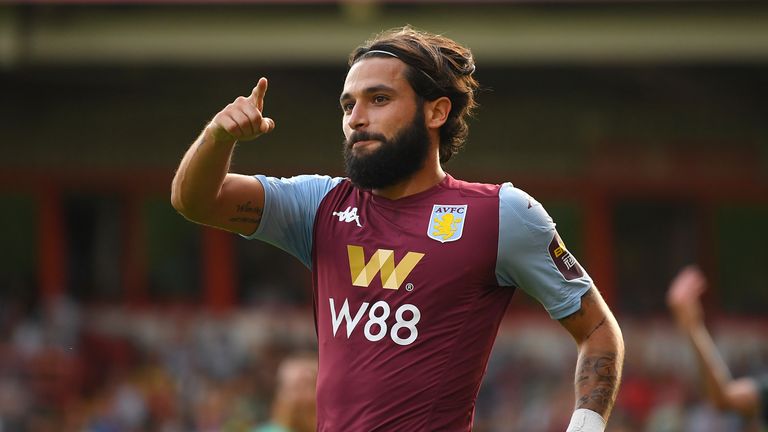 Jota at Aston Villa