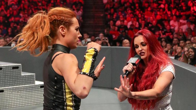 Maria Kanellis announced on TV that she was pregnant during a match against Becky Lynch