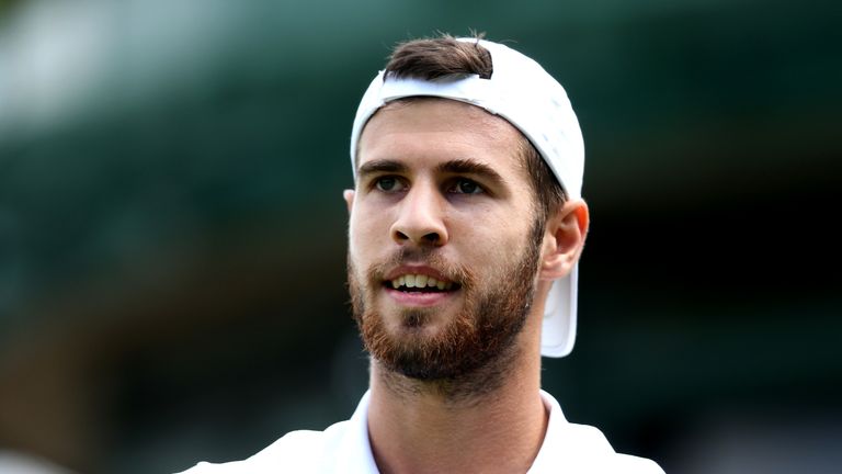 Karen Khachanov's best performance at a Grand Slam came at this year's French Open, when he reached the quarter-finals