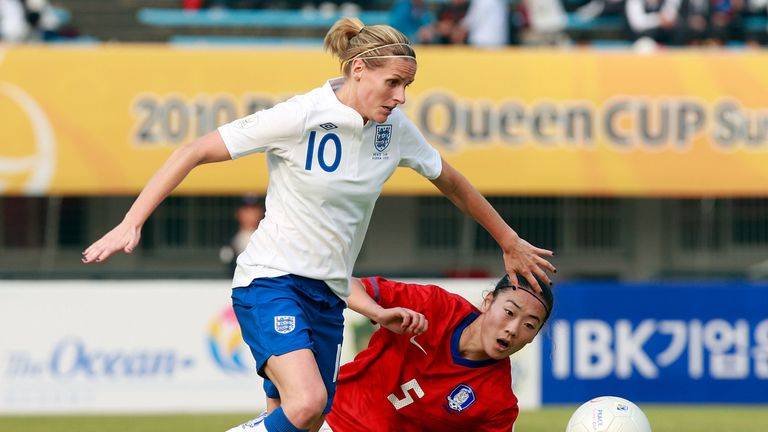 Kelly Smith of England 