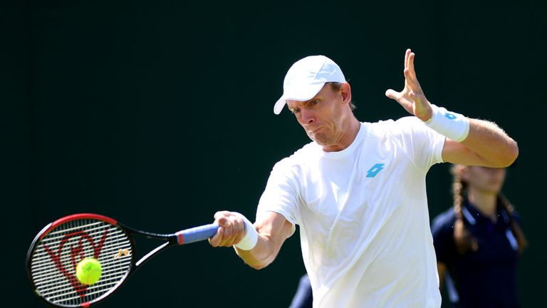 Kevin Anderson at the Wimbledon Championships 2019