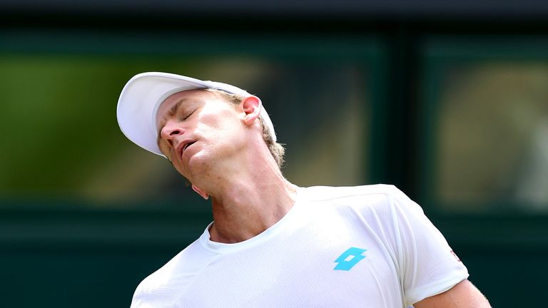 Last year's runner-up Kevin Anderson exited Wimbledon in a straight sets defeat to Guido Pella