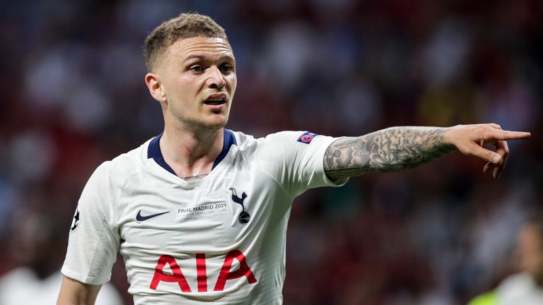 Kieran Trippier in action for Tottenham