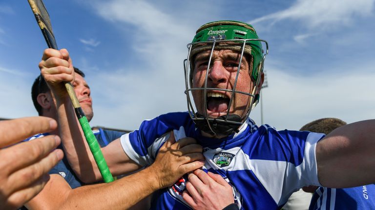 Paddy Purcell celebrates at full-time
