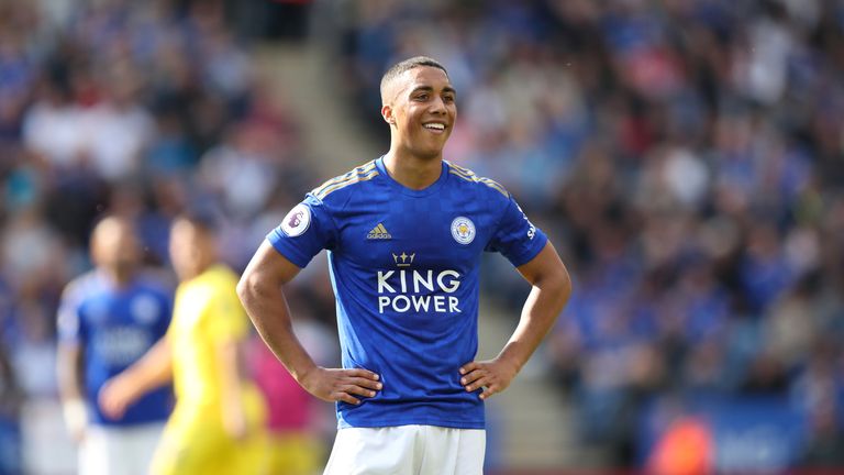Youri Tielemans spent the second half of last season on loan at Leicester City.