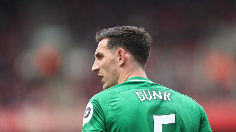 Lewis Dunk is reportedly the subject of interest from Leicester City