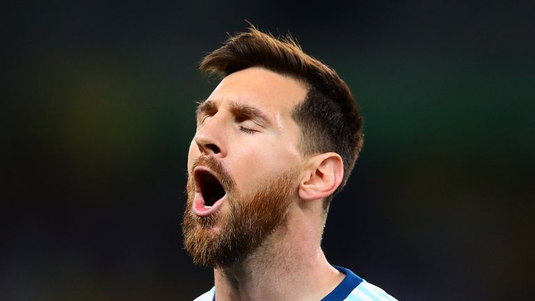 Lionel Messi cut a frustrated figure for Argentina