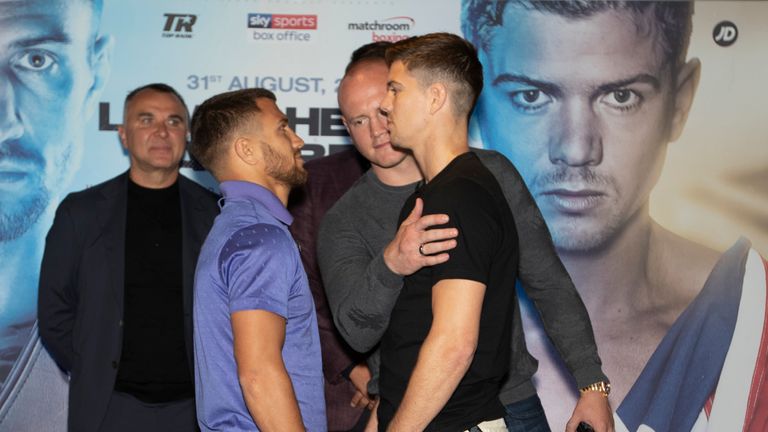 Vasyl Lomachenko and Luke Campbell, Press Conference ahead of their World title fight at the O2 Arena, London on 31st August 2019..22nd July 2019..Picture By Mark Robinson..                                                                                                                                                                                                                    