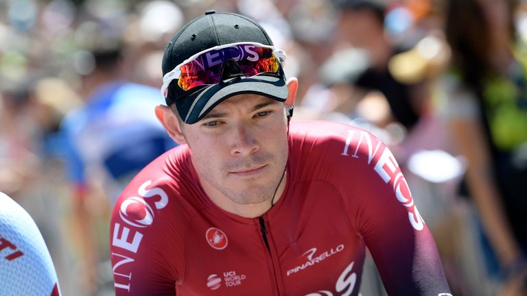 Luke Rowe was thrown off Le Tour on Wednesday after clashing with Jumbo-Visma rider Tony Martin
