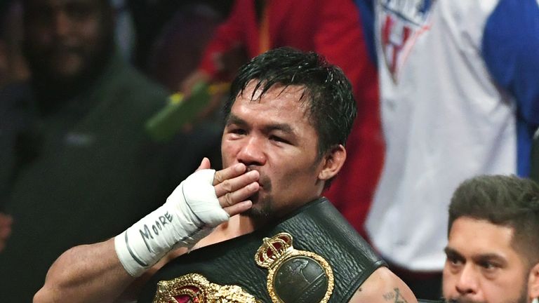 Manny Pacquiao beats Keith Thurman to take WBA strap