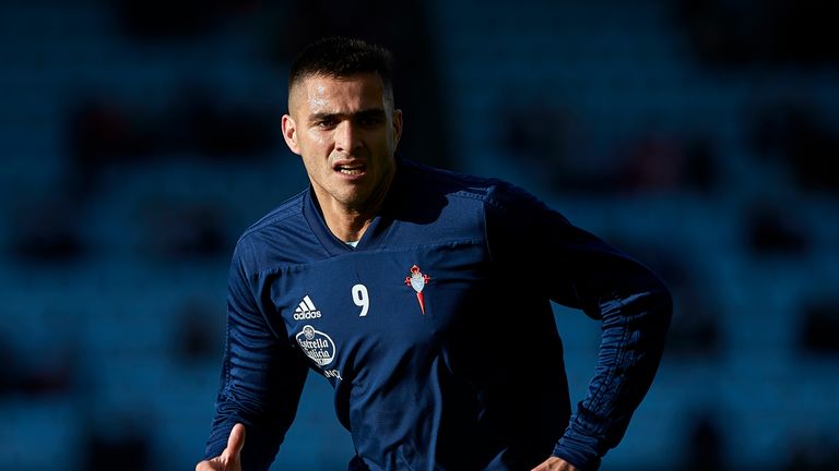 Maxi Gomez in action for Celta Vigo