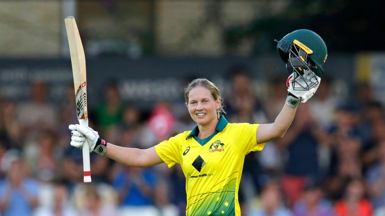 Meg Lanning has a previous T20I career best of 127