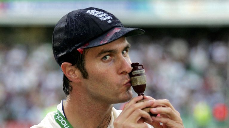 Michael Vaughan captained England to Ashes glory in 2005