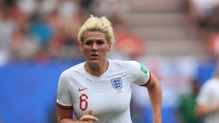 VALENCIENNES, FRANCE - JUNE 23: during the 2019 FIFA Women's World Cup France Round Of 16 match between England and Cameroon at Stade du Hainaut on June 23, 2019 in Valenciennes, France. (Photo by Marc Atkins/Getty Images)