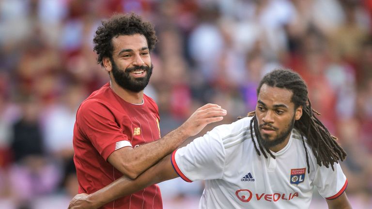 Mohamed Salah played 45 minutes on his return 