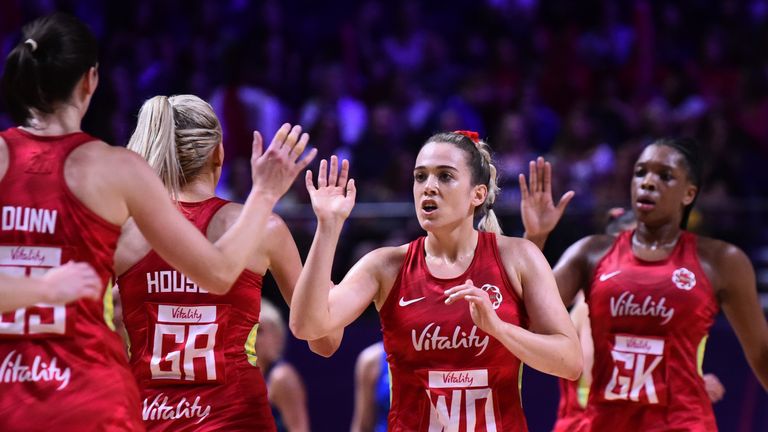 El primer gran torneo de Nat Panagarry para las Rosas fue la Copa Mundial de Netball