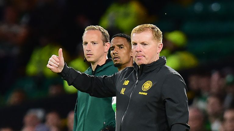 Neil Lennon's Celtic made it through to the second qualifying round of the Champions League