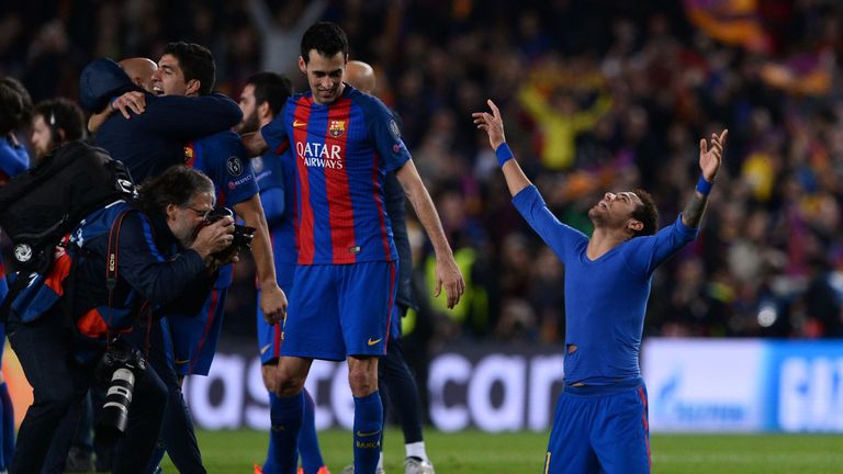 Neymar has fondly recalled Barcelona's 6-1 win over PSG