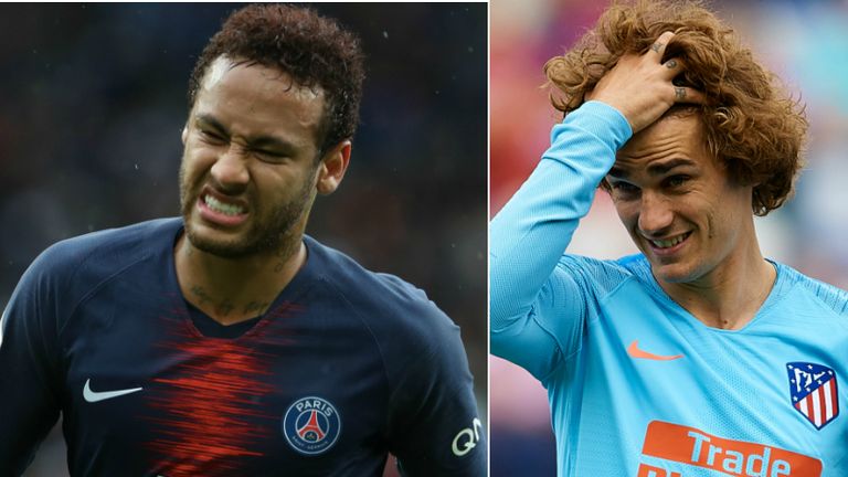 Neymar and Griezmann