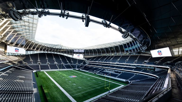 NFL Academy in Tottenham Hotspur Stadium