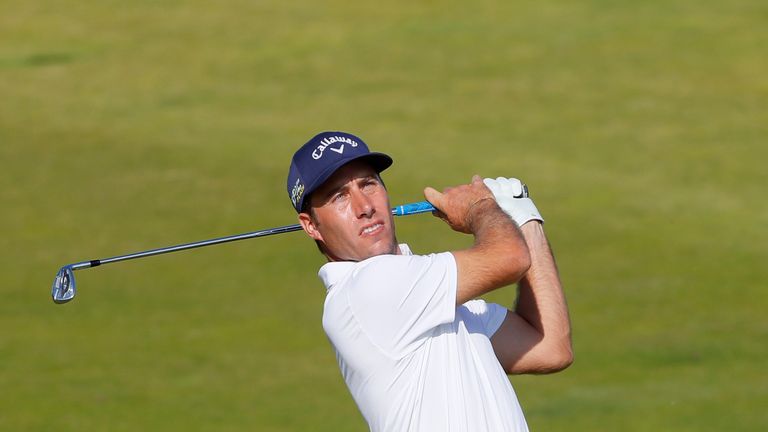 Nino Bertasio during the final round of the Scottish Open