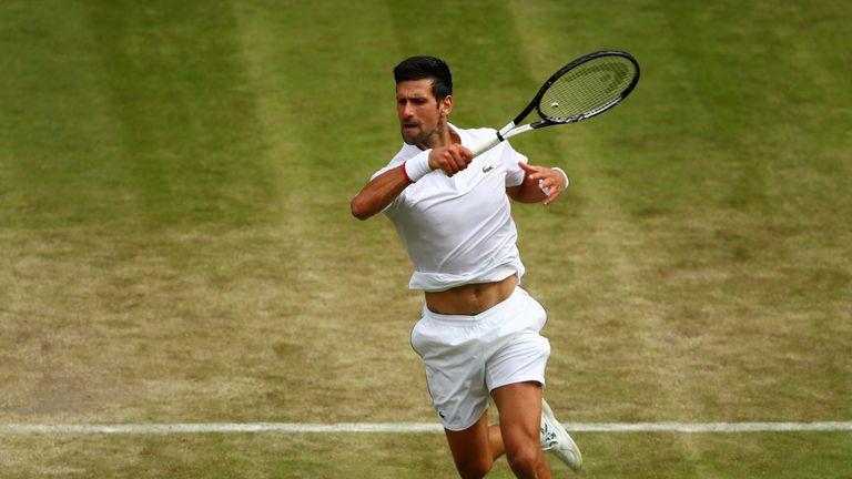 Defending champion Novak Djokovic is chasing a fifth Wimbledon title
