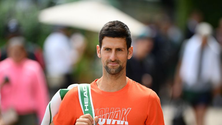 Novak Djokovic is seeking to win a fifth Wimbledon title