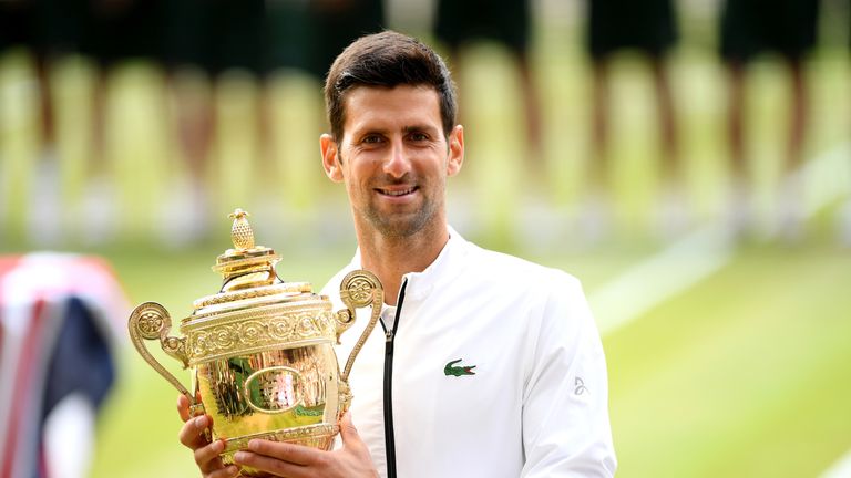 Djokovic secured his 16th Grand Slam with his Wimbledon victory