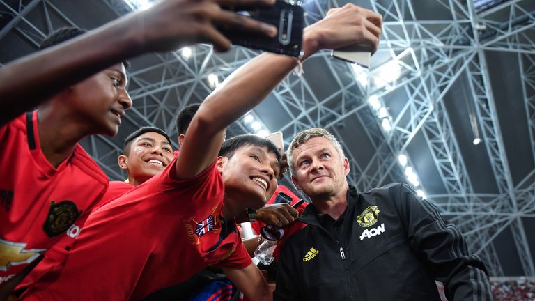 Ole Gunnar Solskjaer's Manchester United have been in Singapore
