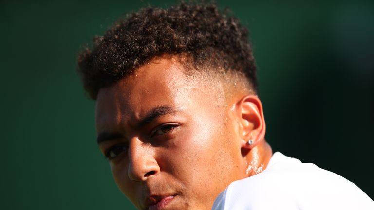 Paul Jubb of Great Britain during a practice session ahead of The Championships - Wimbledon 2019 at All England Lawn Tennis and Croquet Club on June 29, 2019 in London, England.