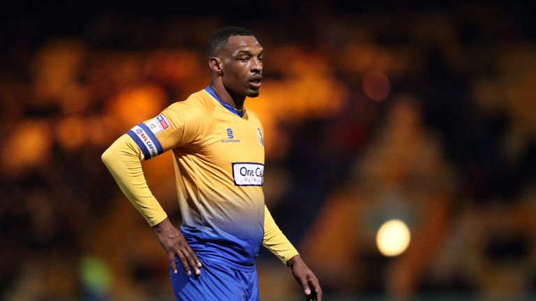 MANSFIELD, ENGLAND - MARCH 18: Krystian Pearce of Mansfield Town during the Sky Bet League Two match between Mansfield Town and Lincoln City at Field Mill on March 18, 2019 in Mansfield, United Kingdom. (Photo by James Williamson - AMA/Getty Images)