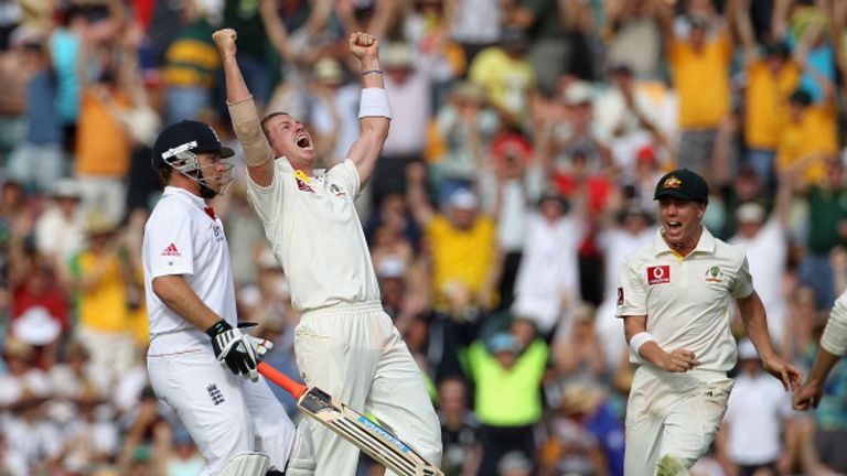 Peter Siddle, Ashes hat-trick, 2010
