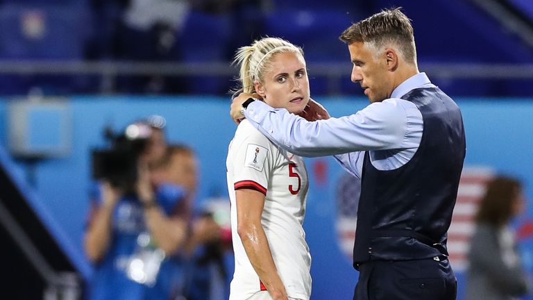 Phil Neville and Steph Houghton reflect on England Women's defeat against USA at the World Cup