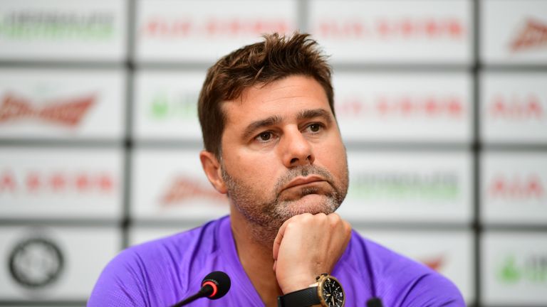 Mauricio Pochettino will wait for Tottenham's transfer activity to be completed before deciding his first-team strikers.