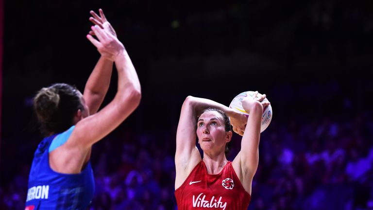 Rachel Dunn powered England to a second successive World Cup victory