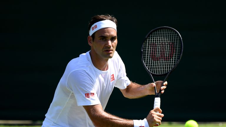 Roger Federer is aiming to win his 21st Grand Slam title