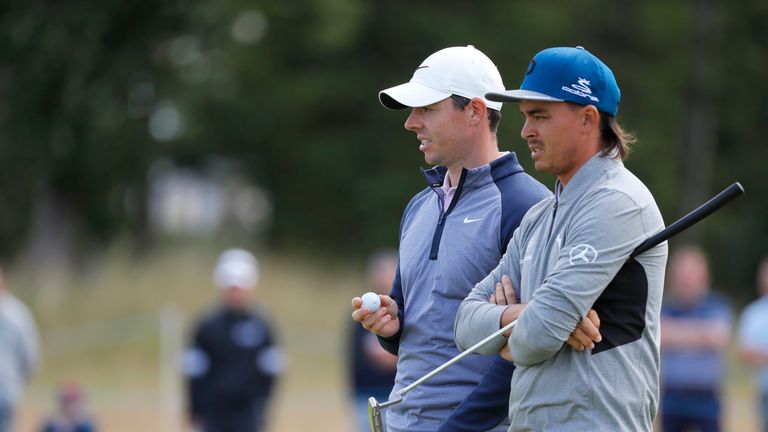 Rory McIlroy and Rickie Fowler