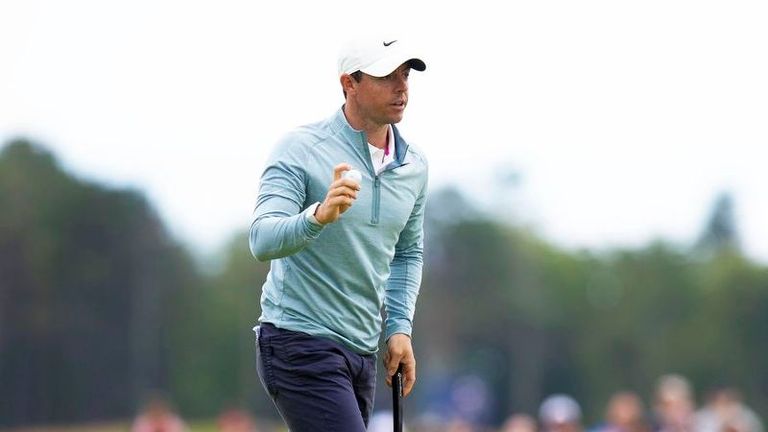 Rory McIlroy during the third round of the Scottish Open